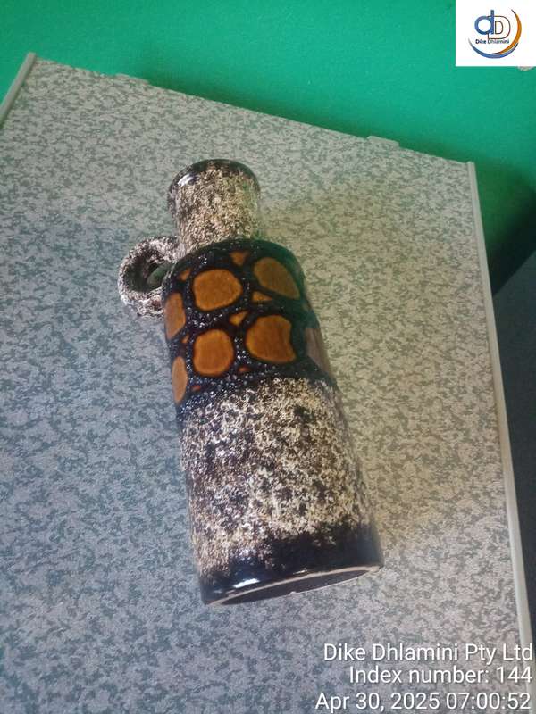 Vintage "fat lava" vase specifically a scheurich keramik vase from West Germany