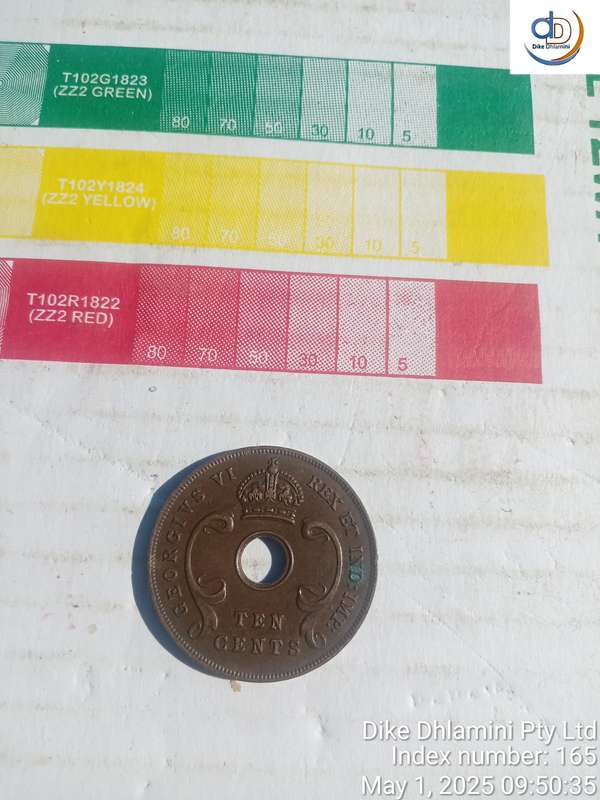 1937 Georg IVS VI Rex Et ind imp est africa