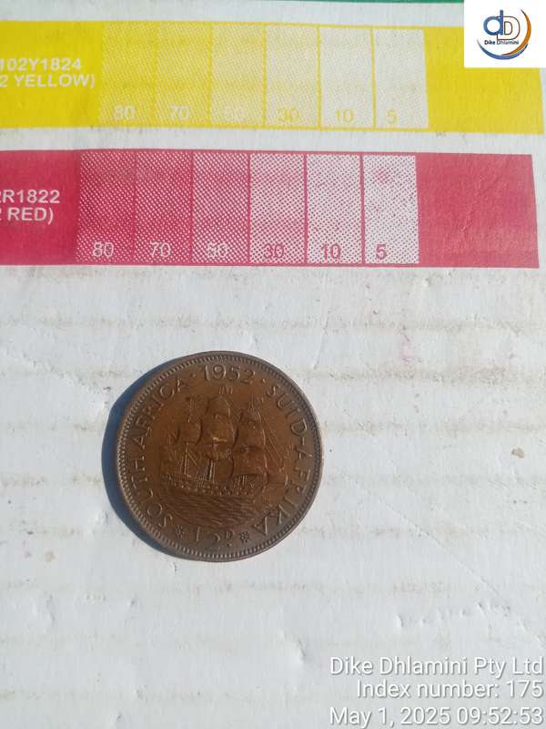 Georg ivs sex tvs rex 1/2 D coin