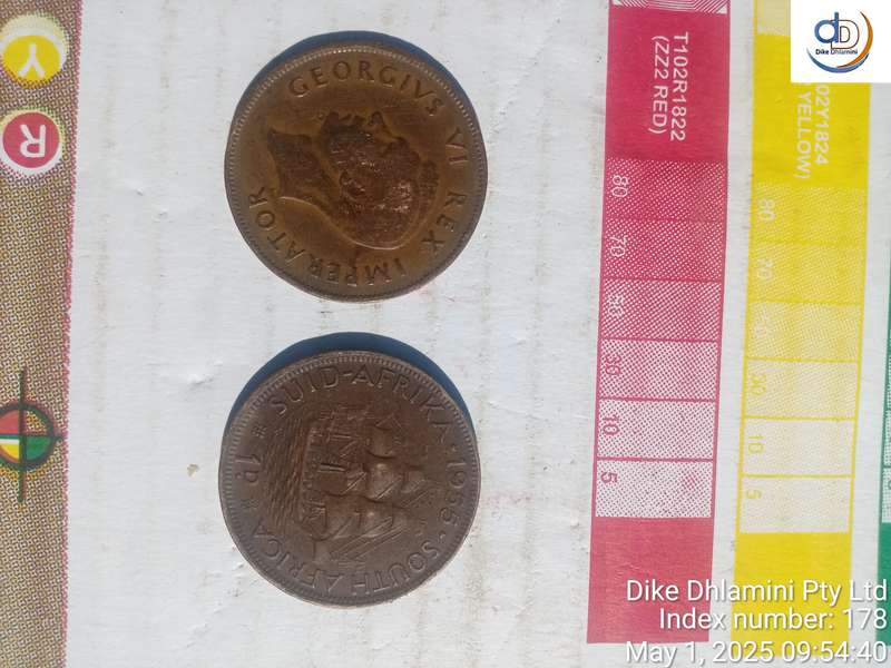 Georg ivs sex tvs rex 1/2 D coin