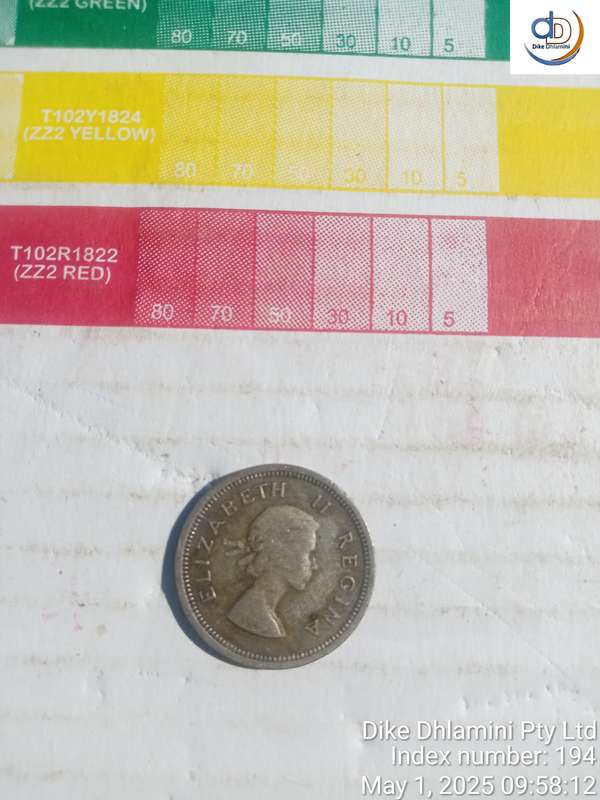 1962 six pence
