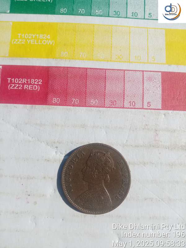 Victoria empress 1901 one quarter anna india