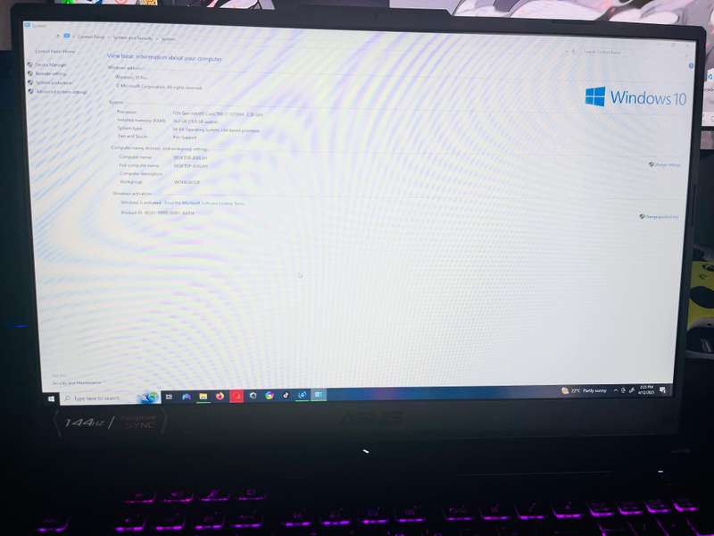 Asus TUF F 17 Gaming Laptop