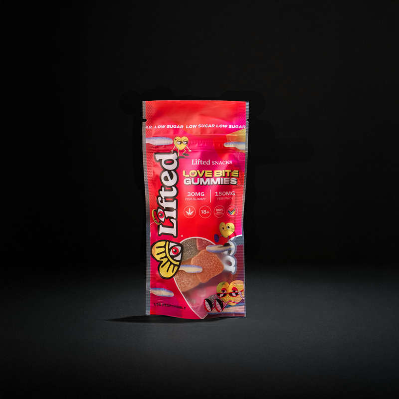 Lifted THC Lifted Love Bites 5 x 30mg (Low Sugar)
