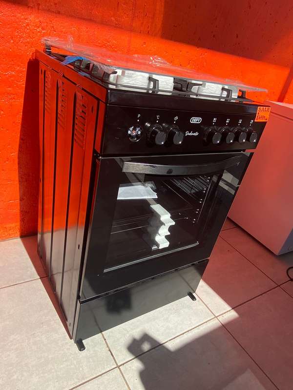 DEFY GAS ELECTRIC STOVE BLACK DGS679