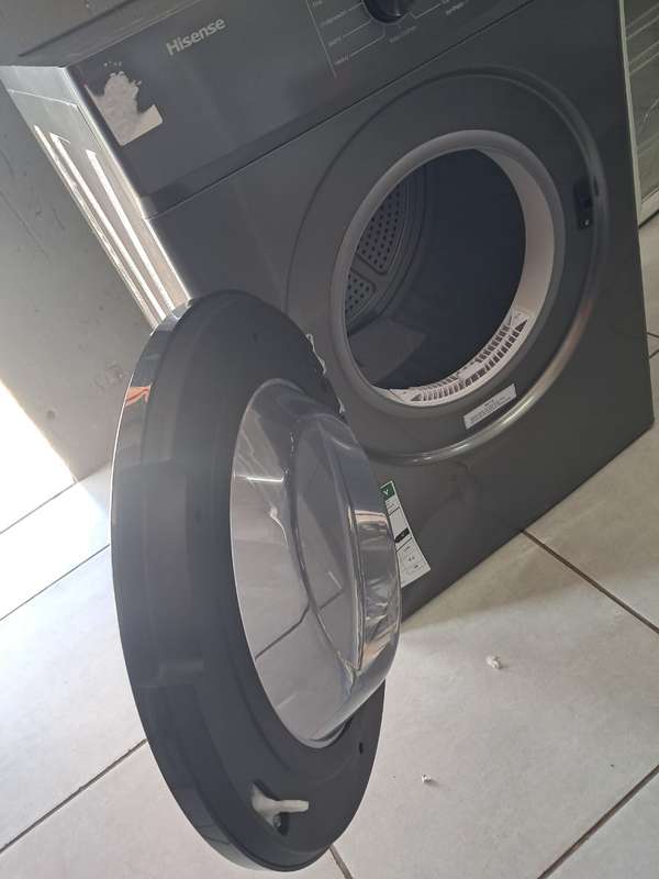 HISENSE VENTED TUMBLE DRYER 8KG GREY