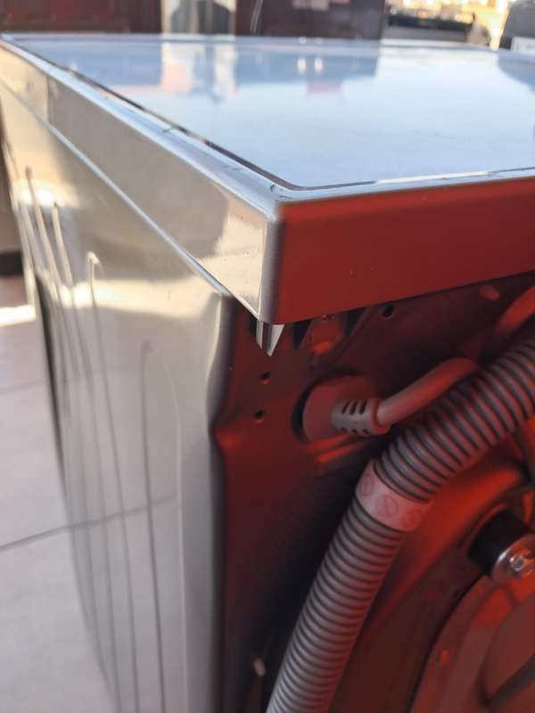 LG 10.5BKG FRONT LOADER WASHING MACHINE SLV