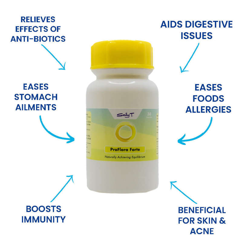 Sally T. ProFlora Forte - Pre and Probiotic 30 capsules.