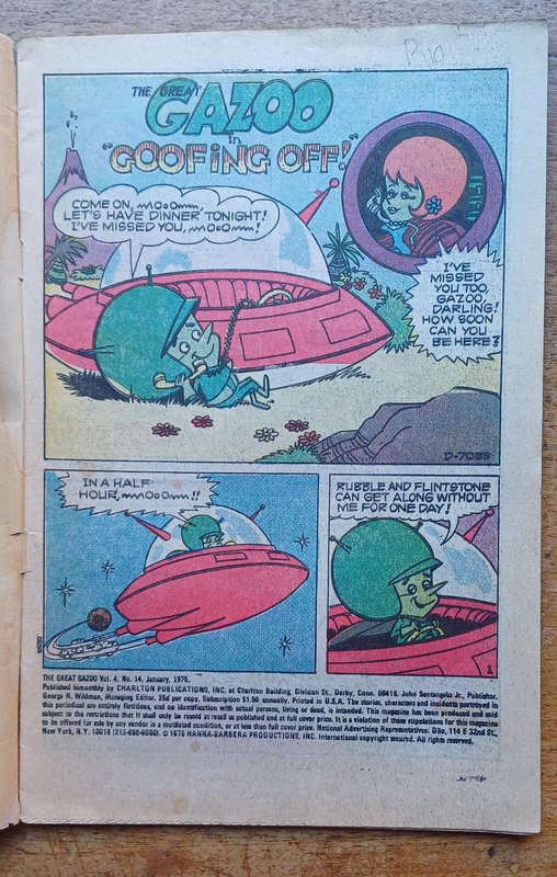Comics The Great Gazoo Vol 4 No 14