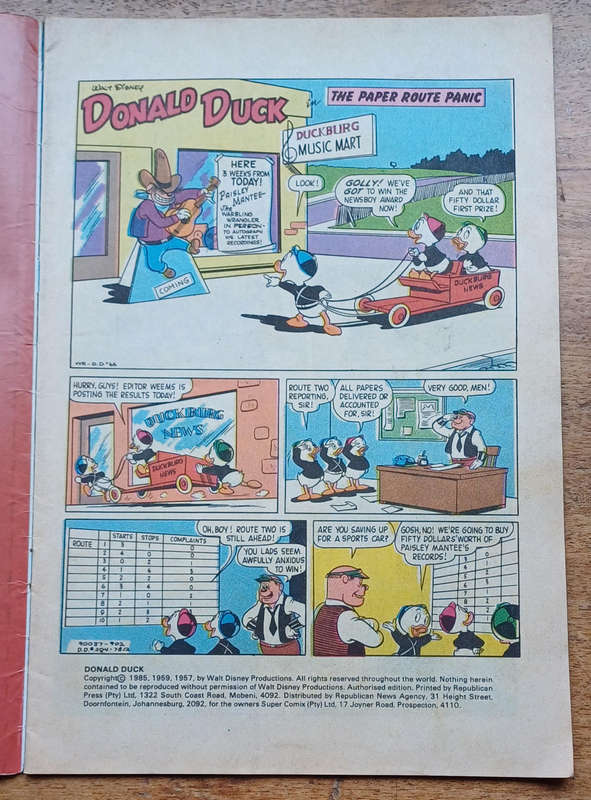 Walt Disney Donald Duck x2
