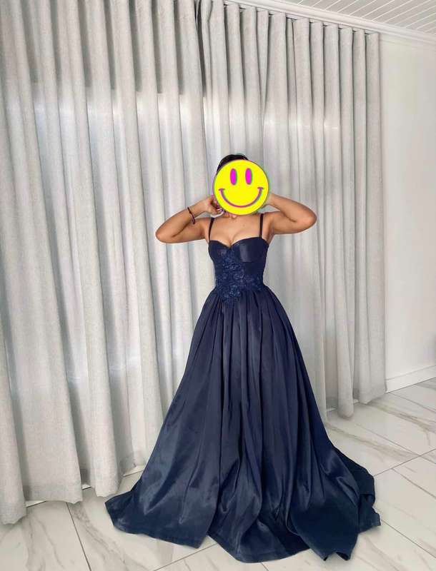 Navy Blue Matric Farewell/Evening Dress  Worn Once