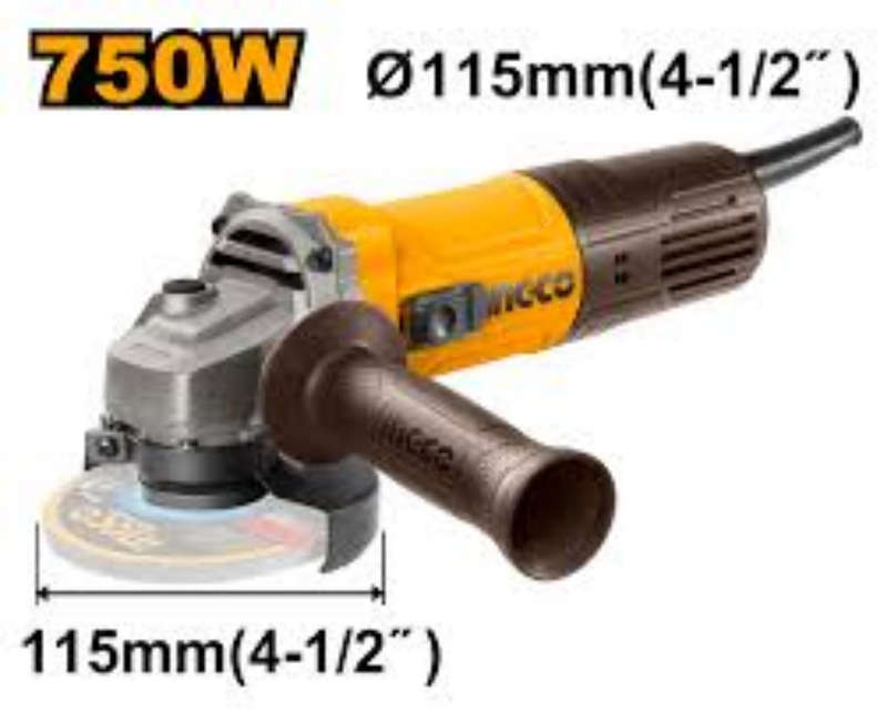 INGCO ANGLE GRINDER 750W