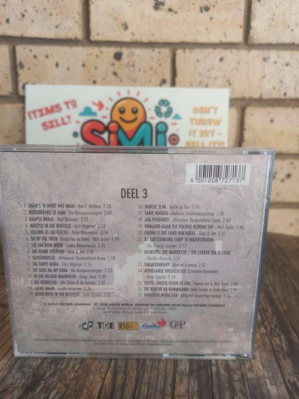 Vintage Afrikaanse Volksliedjies CD
