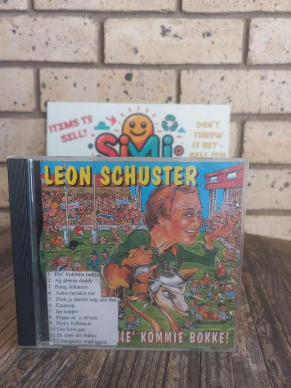 Vintage Hie' Kommie Bokke!" by Leon Schuster CD