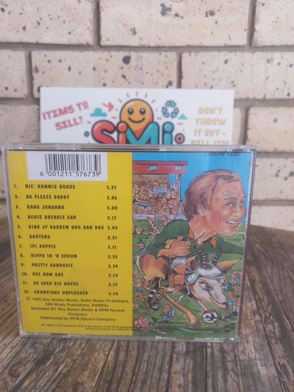 Vintage Hie' Kommie Bokke!" by Leon Schuster CD