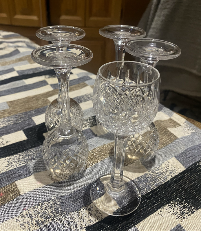 Crystal Glass set with 2x Decanters