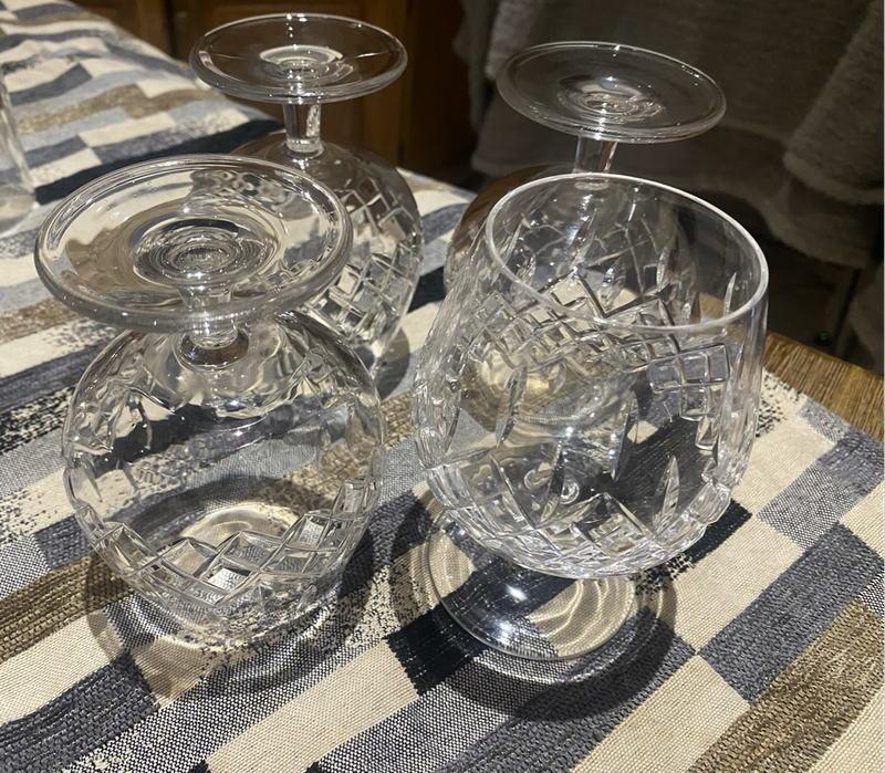 Crystal Glass set with 2x Decanters