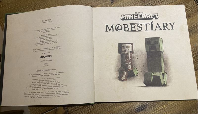Minecraft Mobestiary: An official Minecraft book from Mojang [Hardcover] Mojang AB  Add to Wishlist
