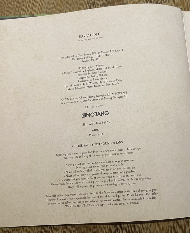 Minecraft Mobestiary: An official Minecraft book from Mojang [Hardcover] Mojang AB  Add to Wishlist