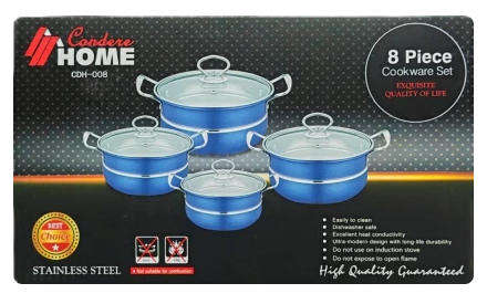 CONDERE HOME COOKWARE SET 8 PCS CDH-008