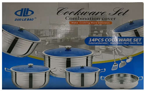 CONDERE HOME COOKWARE SET - 14 pc CDH-010