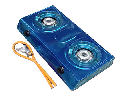 XMY S/STEEL GAS STOVE 2 BURNER   XMY-6868