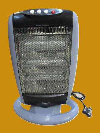 ELECTRIC HALOGEN HEATER 3-TUBEZR-3001 - 1200W