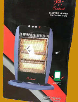 ELECTRIC HALOGEN HEATER 3-TUBEZR-3001 - 1200W