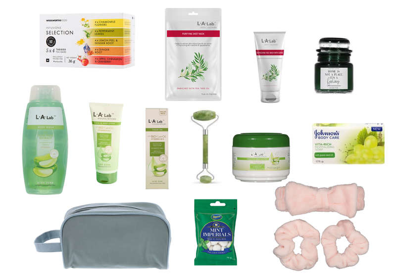 Green Glow - 13-Piece Mother's Day Pamper Gift Set | Refresh & Rejuvenate Self-Care Bundle