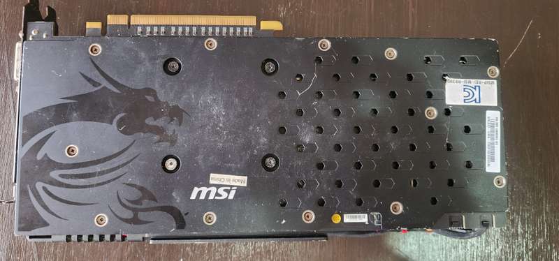 MSI R9 390 8GB (Non-working / for parts or repair)