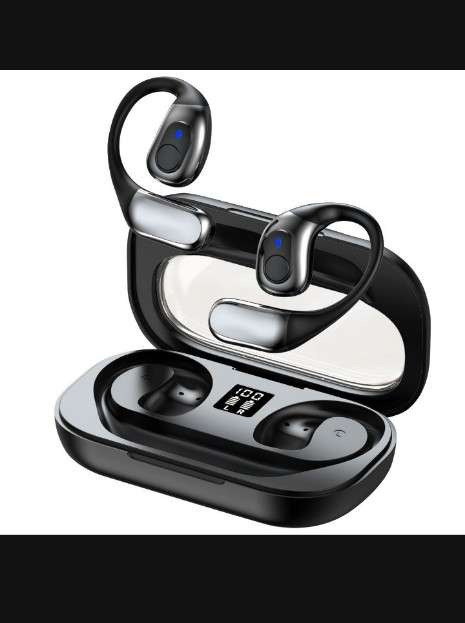 Bluetooth Telephone Receiver Wireless Bluetooth Earphones - YW01 - Black