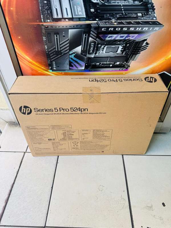 HP Series 5 Pro 24 inch WUXGA Monitor - 524pn (9D9A7AA)