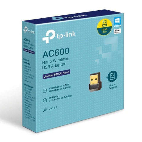 TP-Link Archer T600U Nano AC600 Wireless USB Adapter