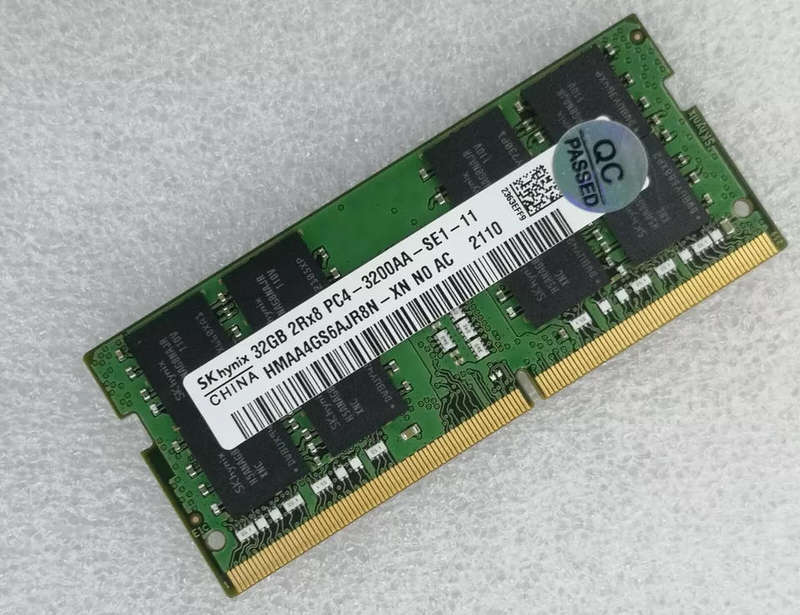 SK Hynix 32GB DDR4 3200MHz Laptop SO-DIMM RAM 2Rx8 PC4-25600 HMAA4GS6AJR8N-XN