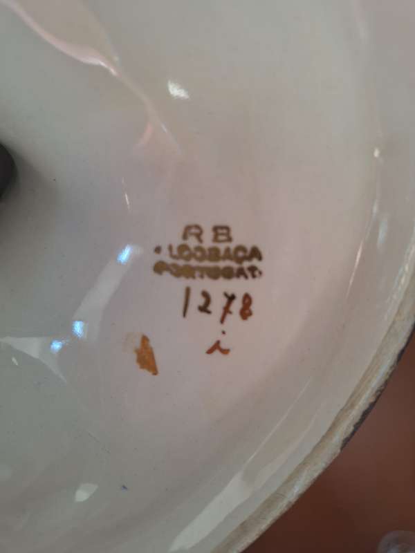 Vintage hand painted porcelain bowl