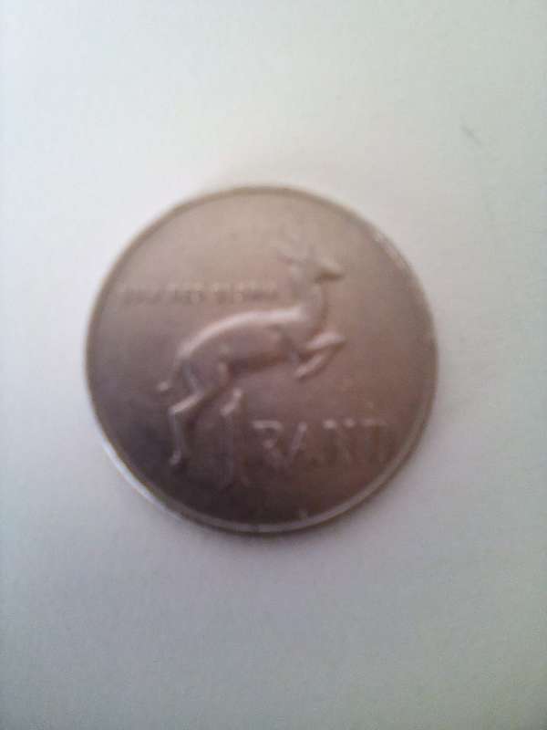 Silver R1 Coin 1985