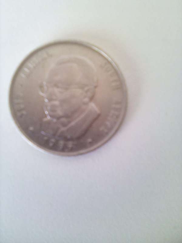 Silver R1 Coin 1985