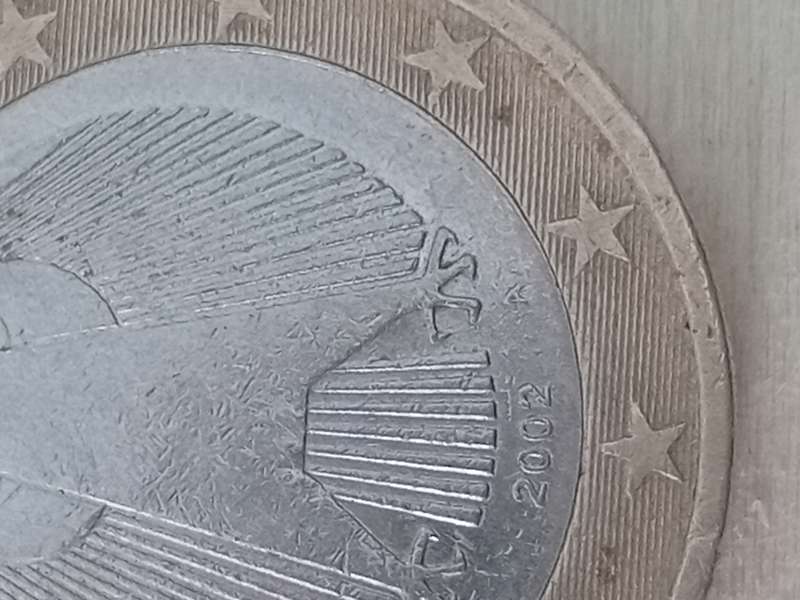2002 German A 1 Euro coin