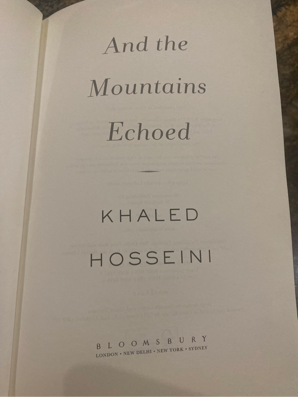 And The Mountains Echoed