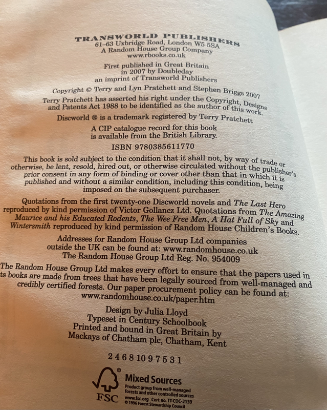 The Wit and Wisdom of Discworld by Terry Pratchett