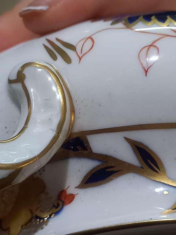 Royal Crown Derby Soup Bowls with saucers (16) Sold as SET