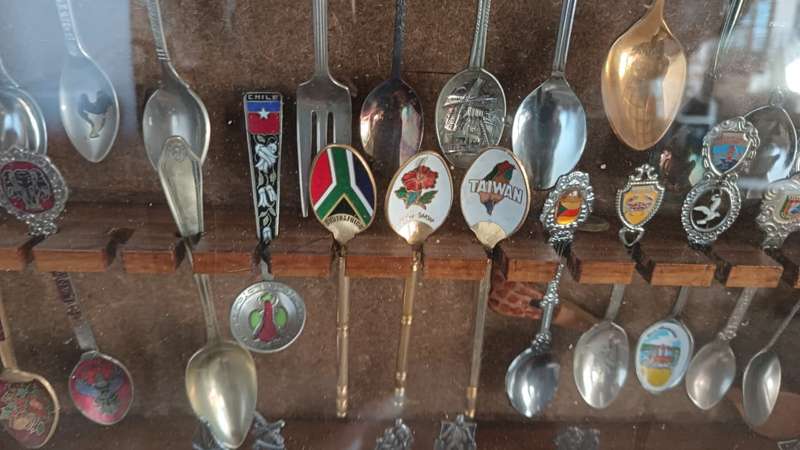 Teaspoon collection with Cabinets