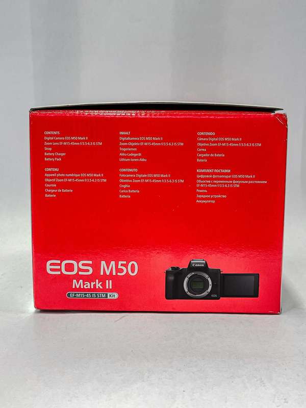 Canon EOS M50 Mark II + 15-45mm  Mirrorless Camera kit