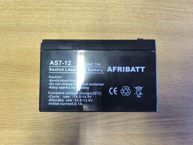 12V 7Ah Gate/Garage/Inverter Battery