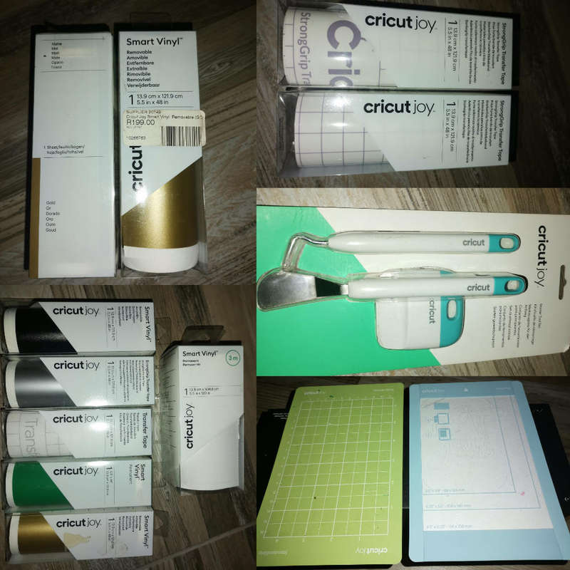 Cricut joy vinyls and tools
