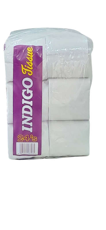 INDIGO 24 PACK 200 SHEETS 1 PLY TOILET PAPER