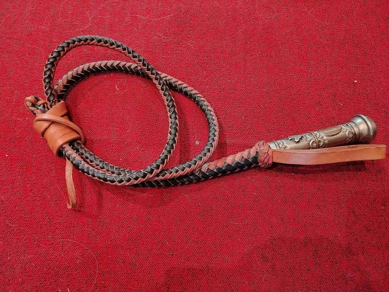 Whip with beautiful handle