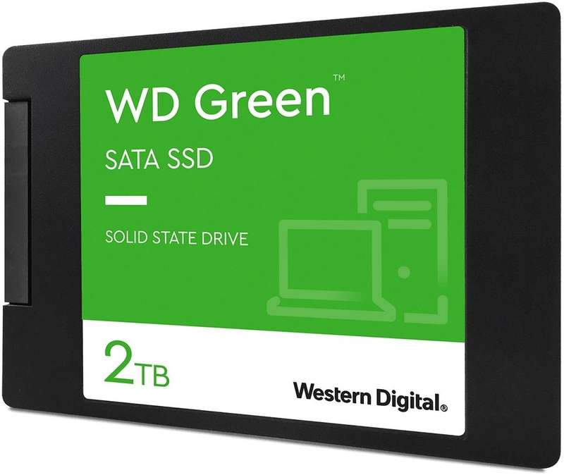 Western Digital Green 2TB SATA 2.5" 3D NAND Cache Solid State Drive