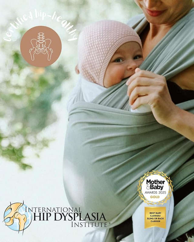 Baby Sling Wrap Newborn to Toddler Carrier, Stretchy Baby Wraps