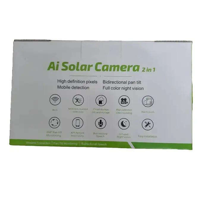 AI Solar Camera 2 in 1